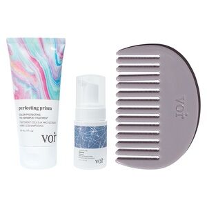 VOIR HAIRCARE | Perfecting Prism, Secrets in the Snow Soft Styling Foam & Comb